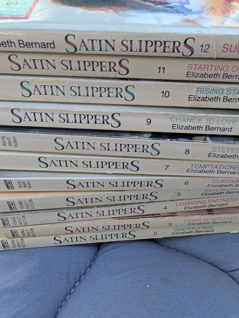 Vintage Satin Slippers book series by Elizabeth Bernard 11 Book Lot